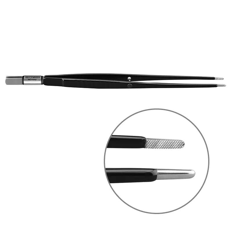 Біполярний пінцет, прямий, 195 мм, 8 мм x 2 мм, квадратний профіль. BOWA-electronic GmbH & Co. KG